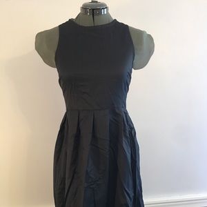 NWT-Ruby Cotton black pleated dress